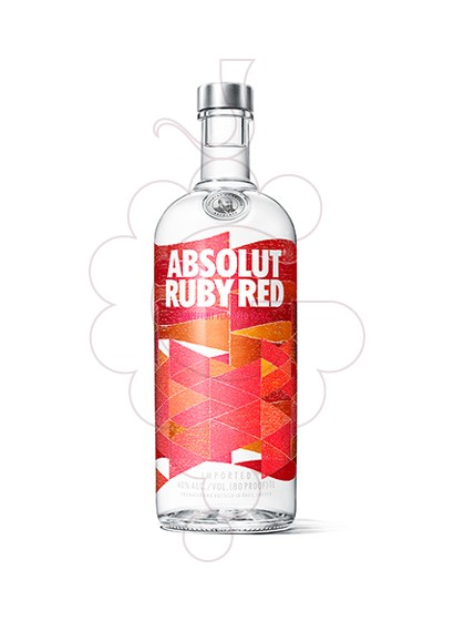 Foto Vodka Absolut Ruby Red