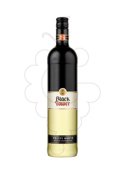 Foto Black Tower Fruity White vi blanc