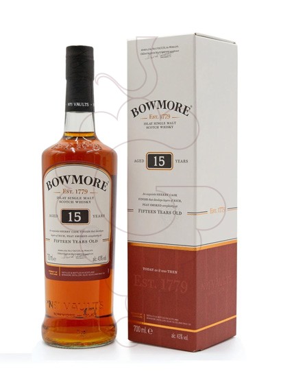Foto Whisky Bowmore 15 Anys