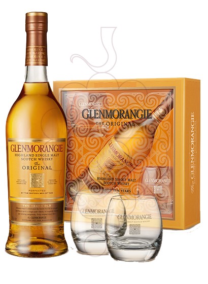 Foto Caixes regal Glenmorangie 10 Anys Pack (1 u + Gots)