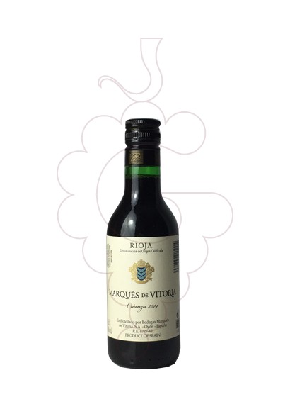 Foto Marques de Vitoria Crianza (mini) vi negre