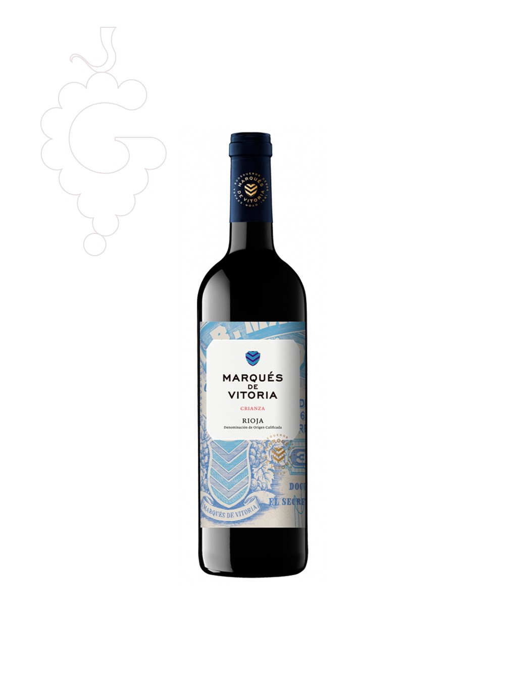 Foto Marques de Vitoria Crianza (mini) vi negre