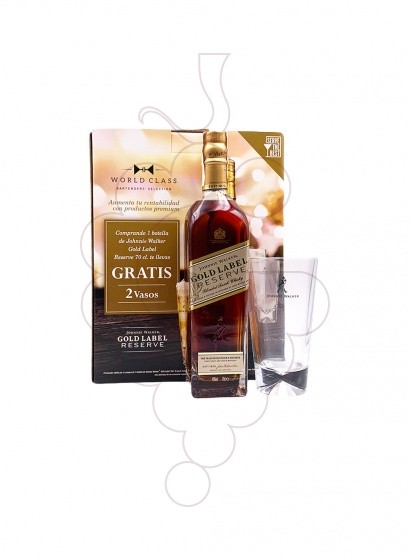 Foto Caixes regal Johnnie Walker Gold Pack (1 u + 2 gots)