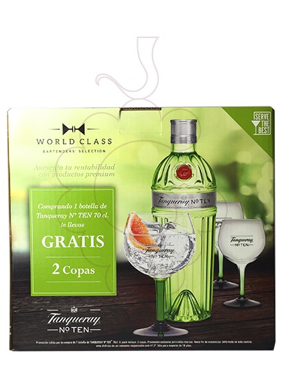Foto Caixes regal Ten Tanqueray Pack (1 u + 2 copes)