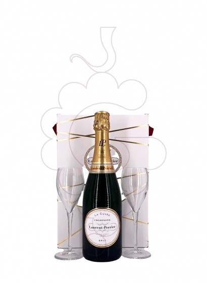 Foto Caixes regal Laurent Perrier Brut Pack (1 u + 2 copes)