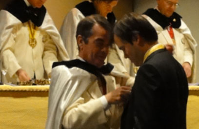 Jordi Grau Segarra a l'ordre des Coteaux de Champagne