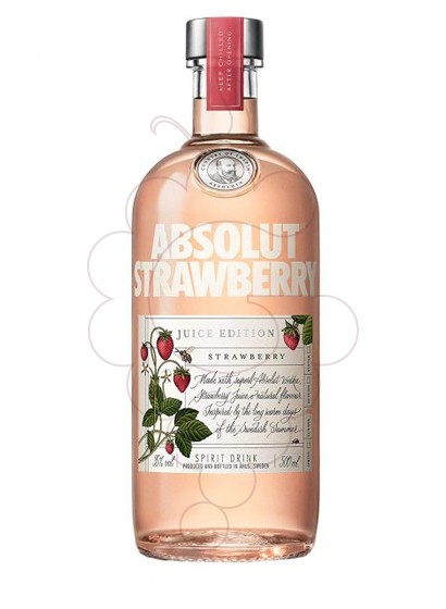 Foto Vodka Absolut Strawberry