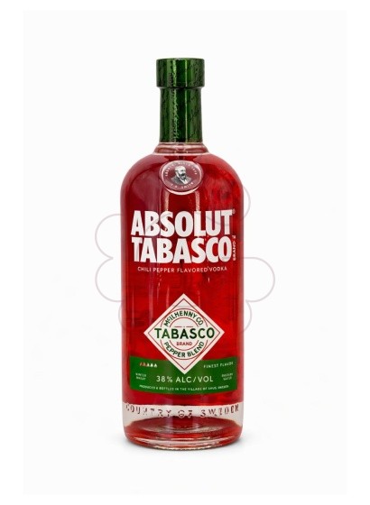 Foto Vodka Absolut tabasco litre