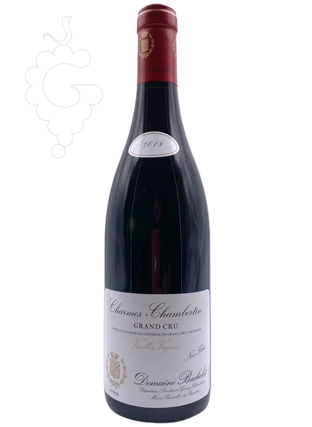 Foto Bachelet Charmes-Chambertin Grand Cru vi negre