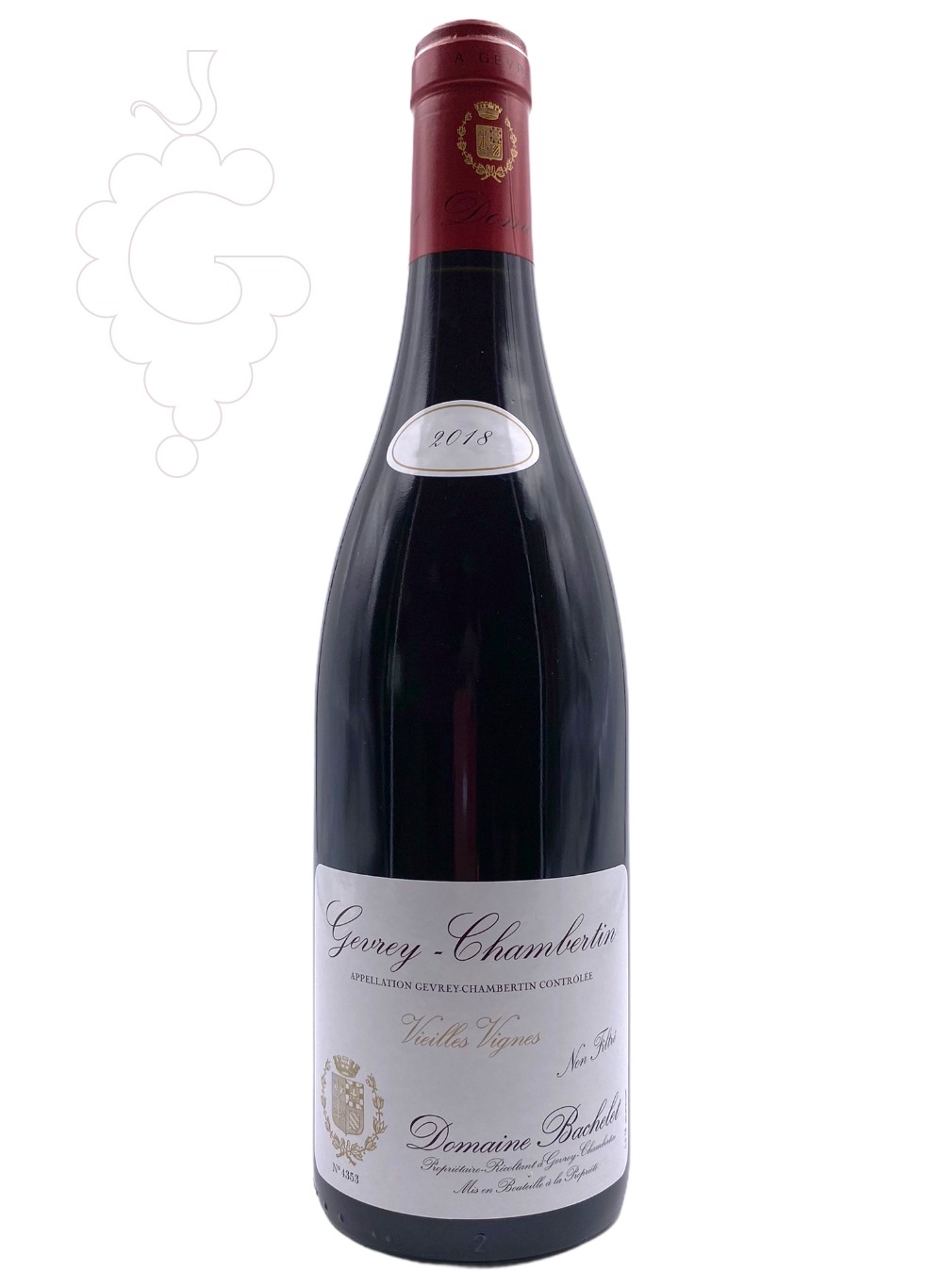Foto Bachelet Gevrey-Chambertin Vielles Vignes vi negre