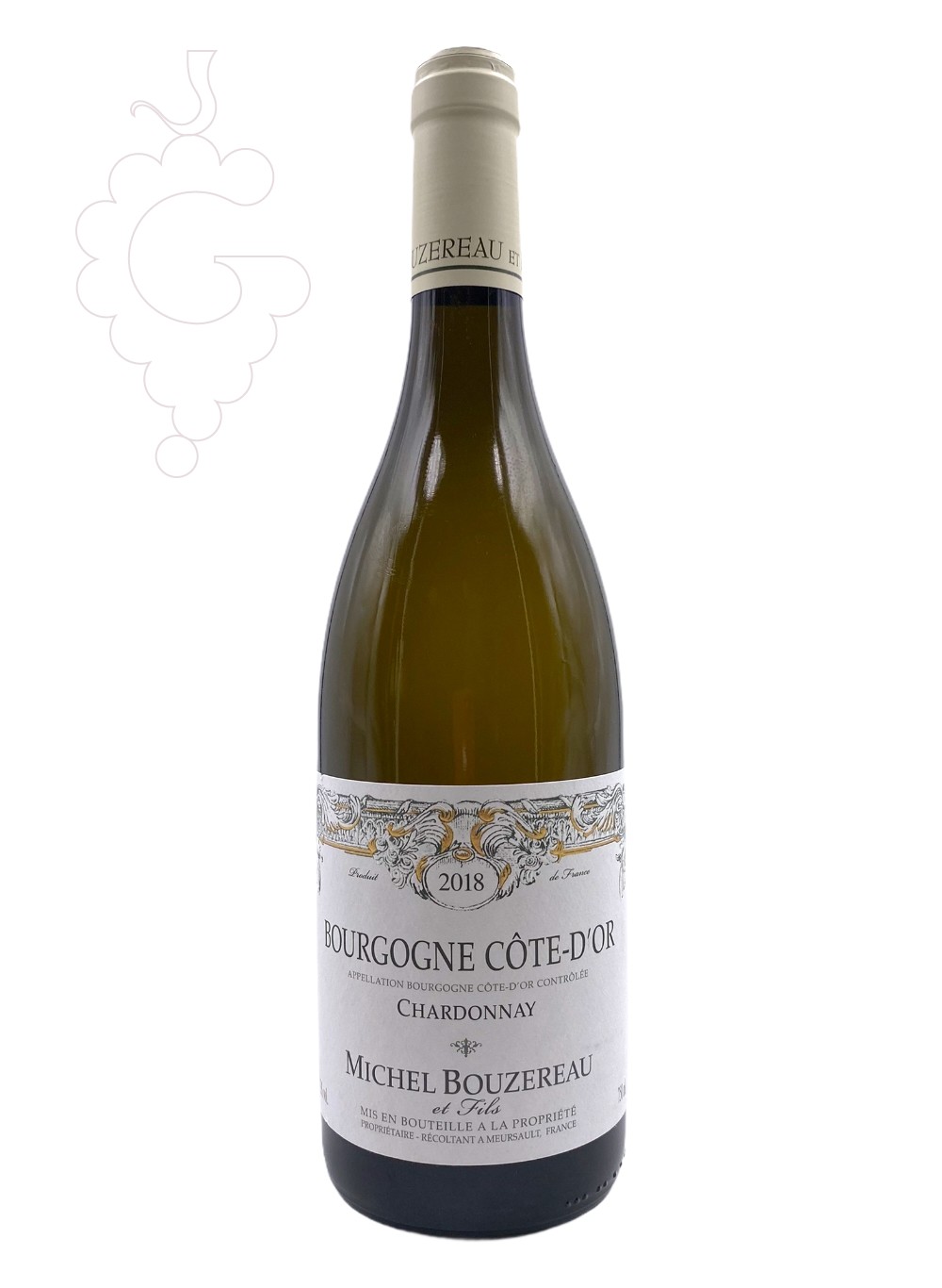 Foto Bouzereau Bourgogne Côte-d'Or Chardonnay vi blanc