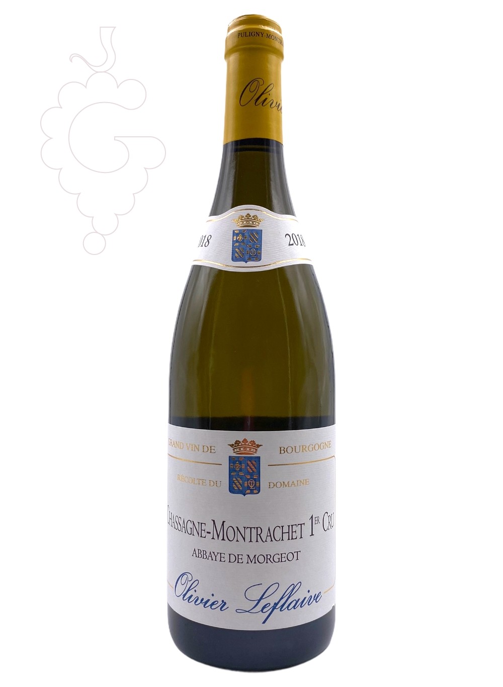 Foto Domaine Leflaive Chassagne-Montrachet 1er Cru Abbaye de Morgeot vi blanc