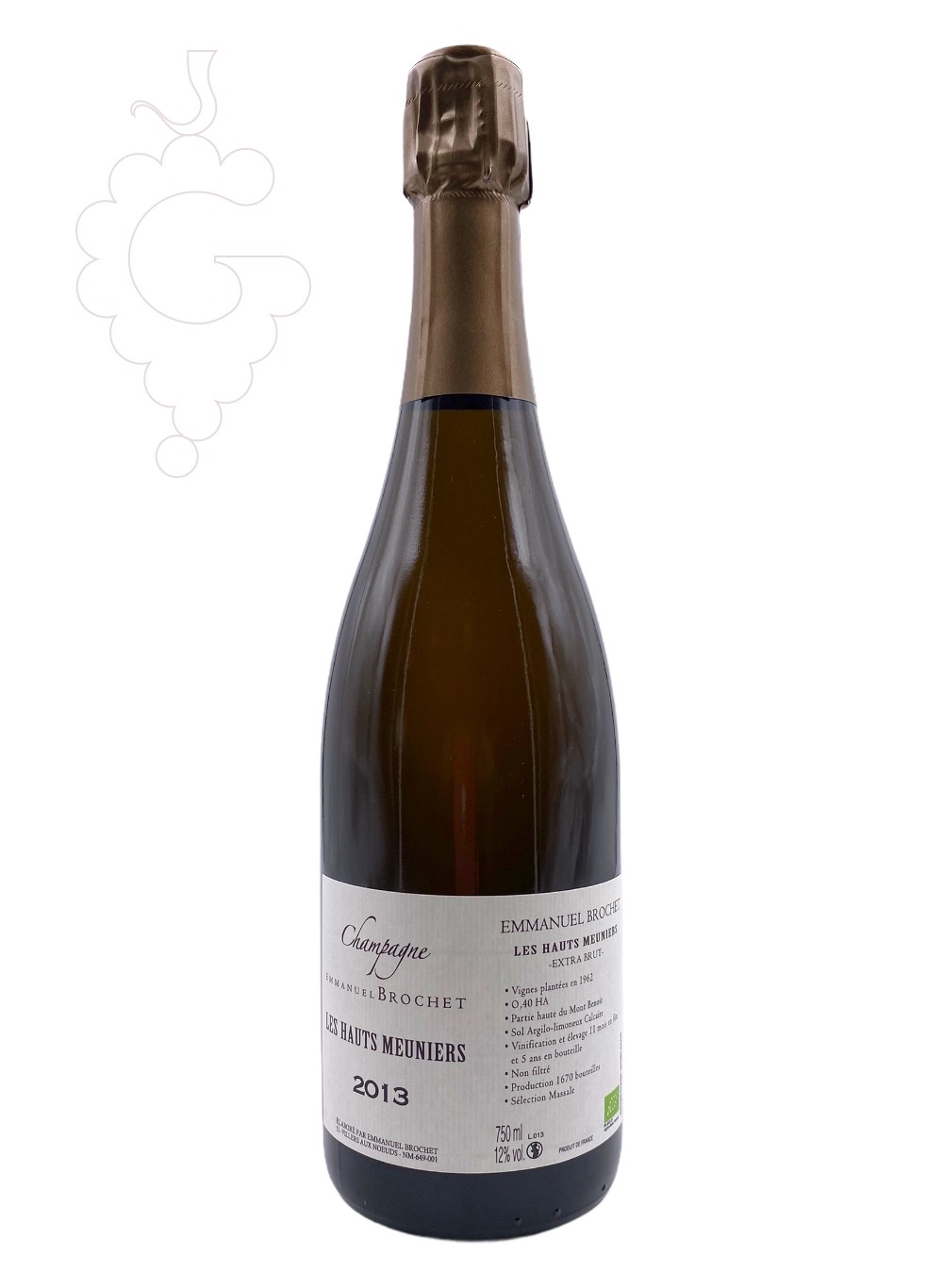 Foto Emmanuel Brochet Les Hauts Meuniers Extra Brut vi escumós