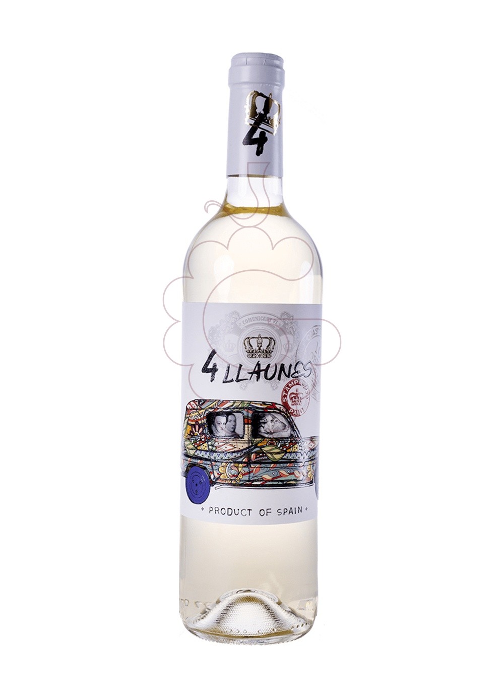 Foto 4 llaunes blanc 75 cl vi blanc