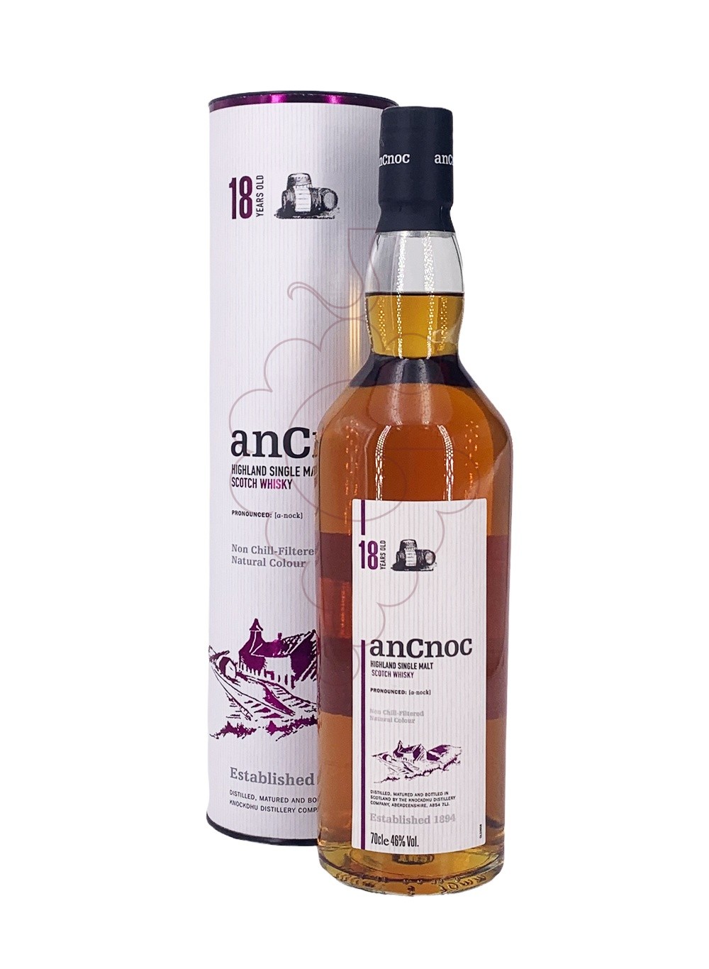 Foto Whisky Ancnoc 18 anys (malta) 70 cl