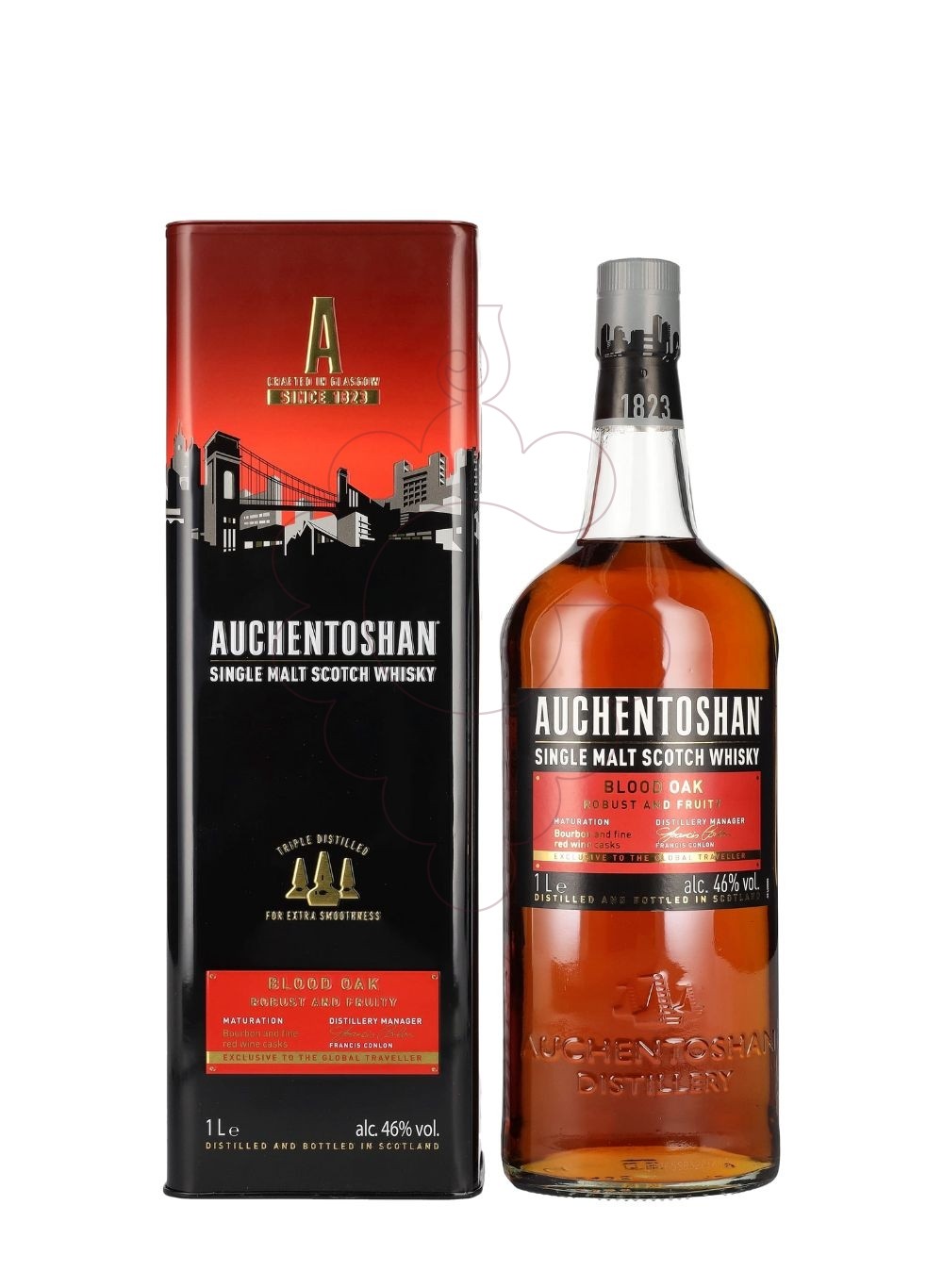 Foto Whisky Auchentoshan blood oak lt