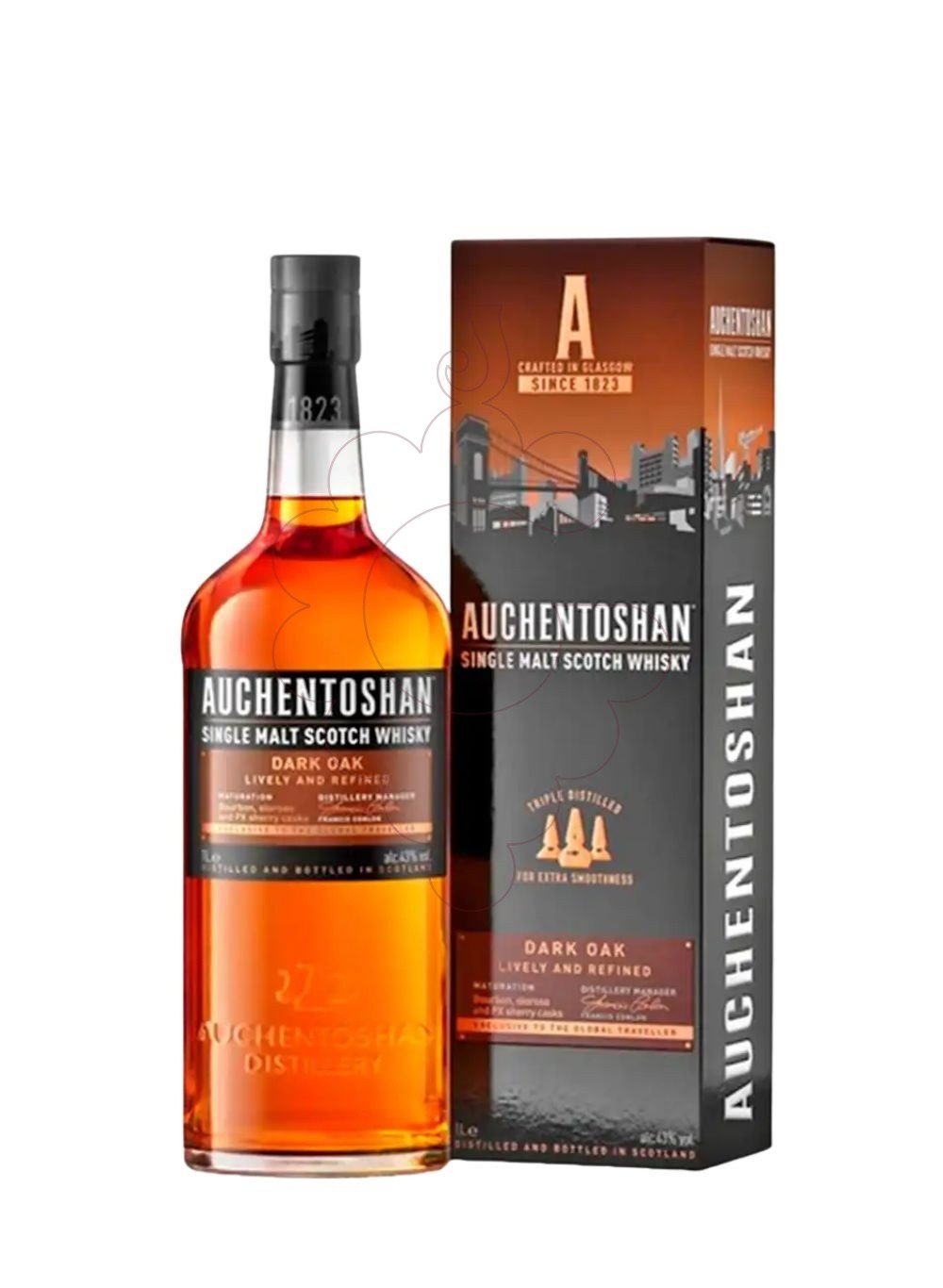 Foto Whisky Auchentoshan dark oak lt