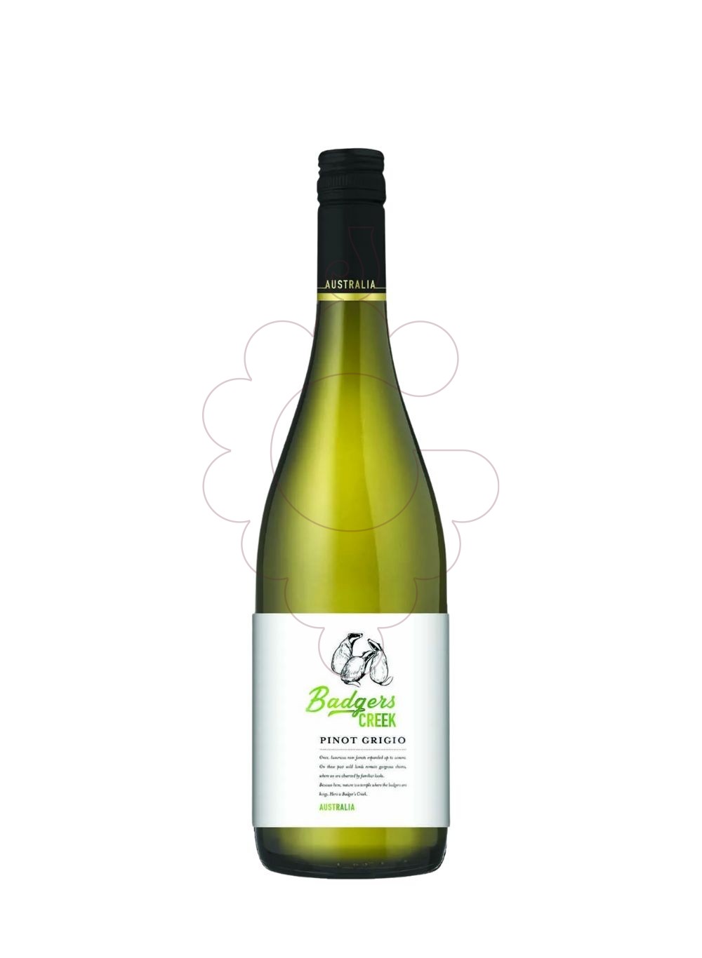 Foto Badgers creek pinot grigio 75 vi blanc