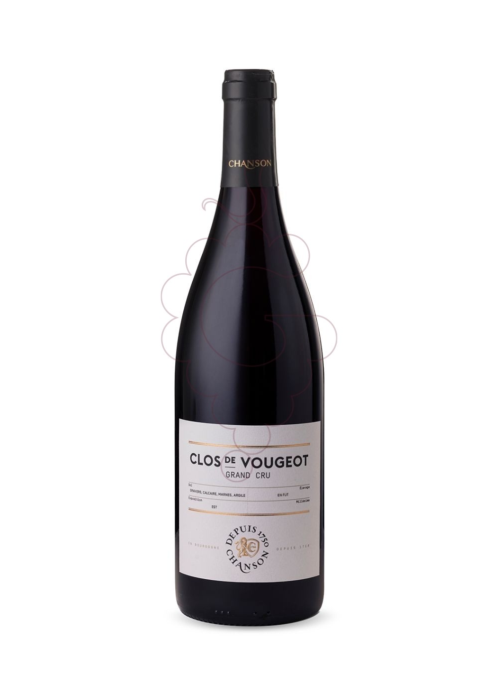 Foto Chanson Clos de Vougeot Grand Cru vi negre