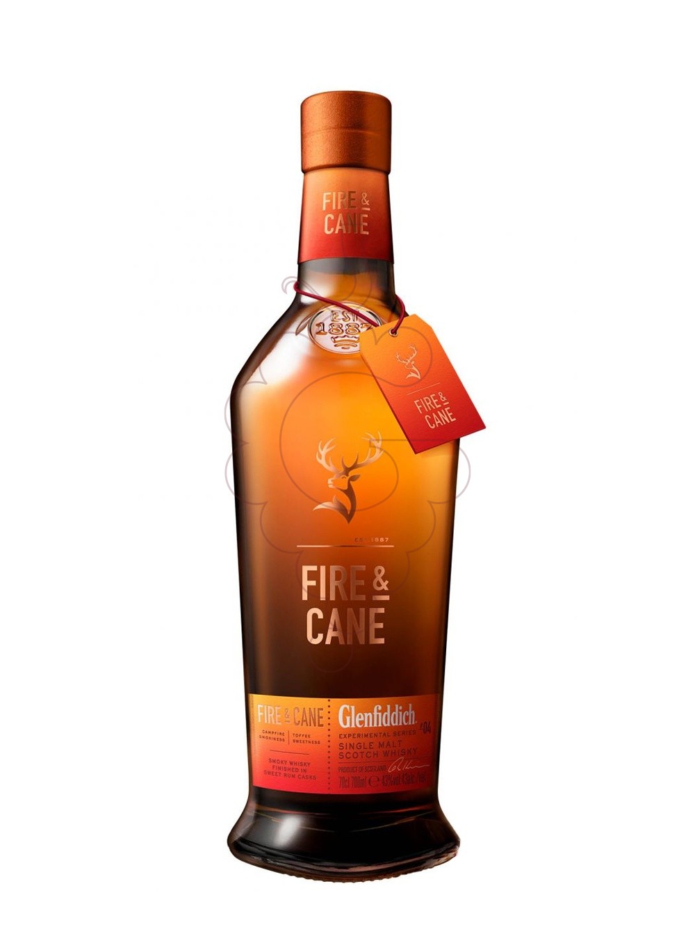 Foto Whisky Glenfiddich Fire & Cane