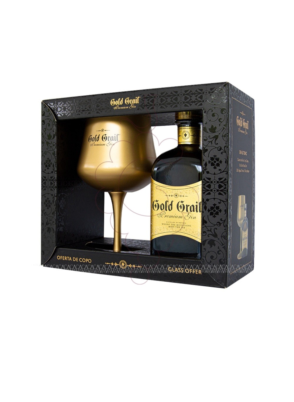 Foto Ginebra Gold grail + copa 50 cl