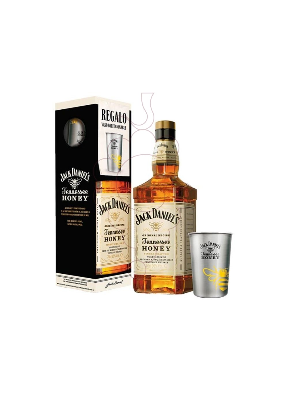 Foto Licor Jack Daniels Honey Estoig Metàl·lic