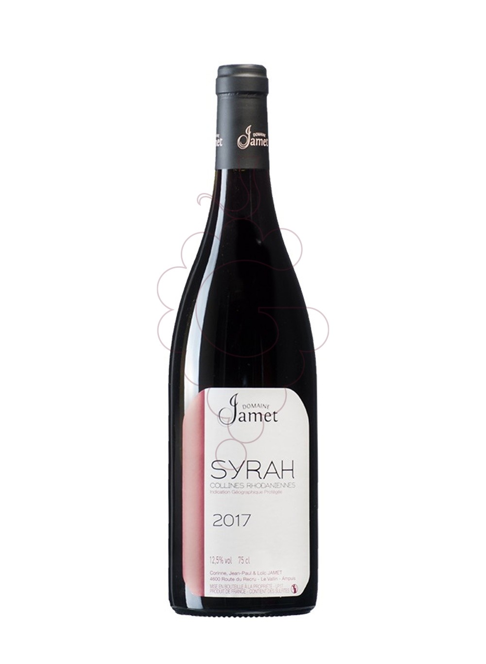 Foto Jamet Syrah Collines Rhodaniennes vi negre