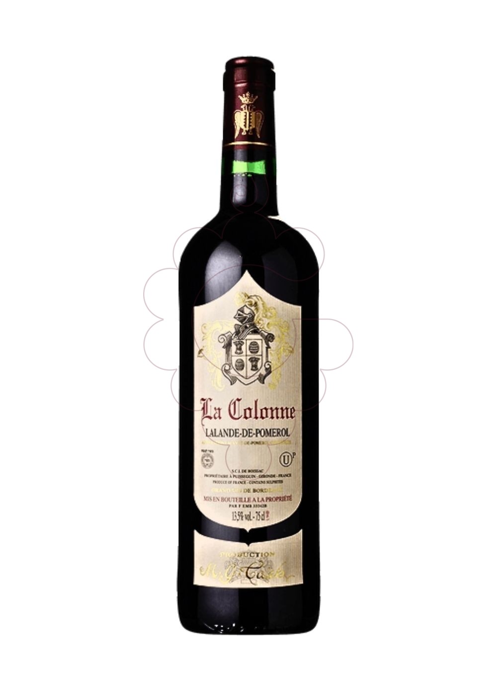 Foto La Colonne Lalande Pomerol Kósher vi negre