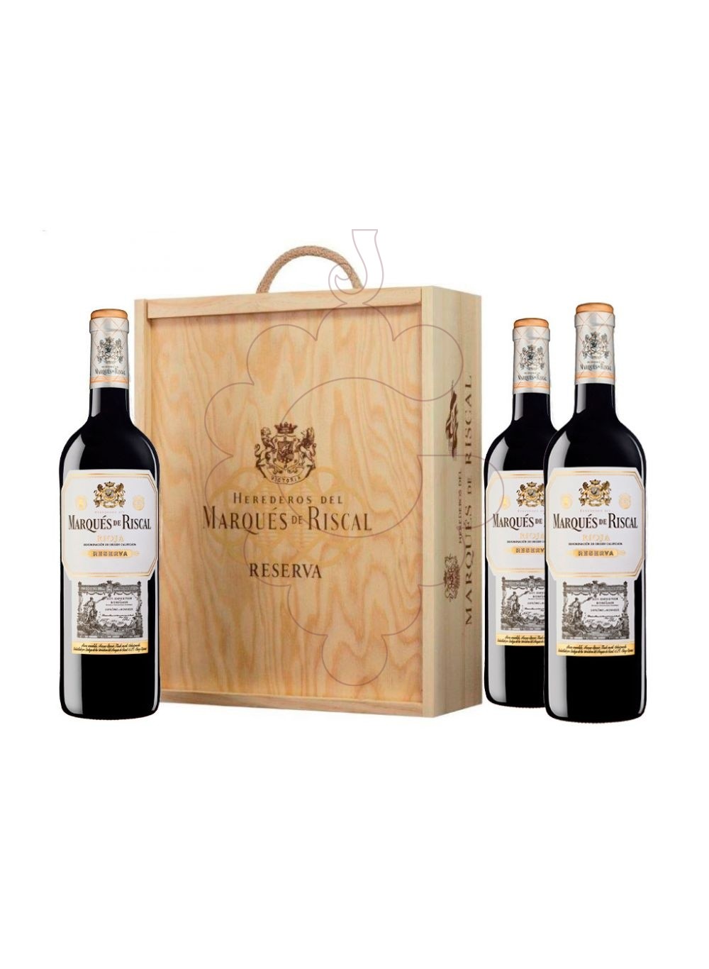 Foto Caixes regal Marques de Riscal Reserva (pack fusta 3 u.)