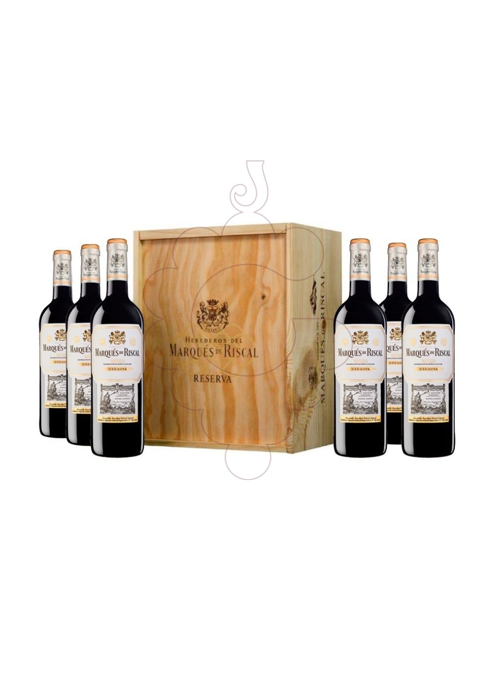 Foto Caixes regal Marques de Riscal Reserva (pack fusta 6 u.)