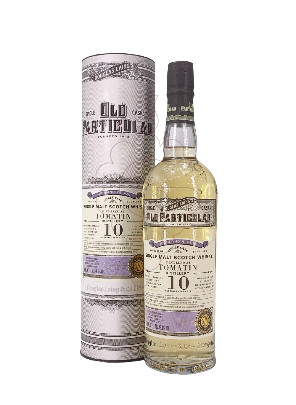 Foto Whisky Douglas Laing Old Particular Tomatin 10 Anys