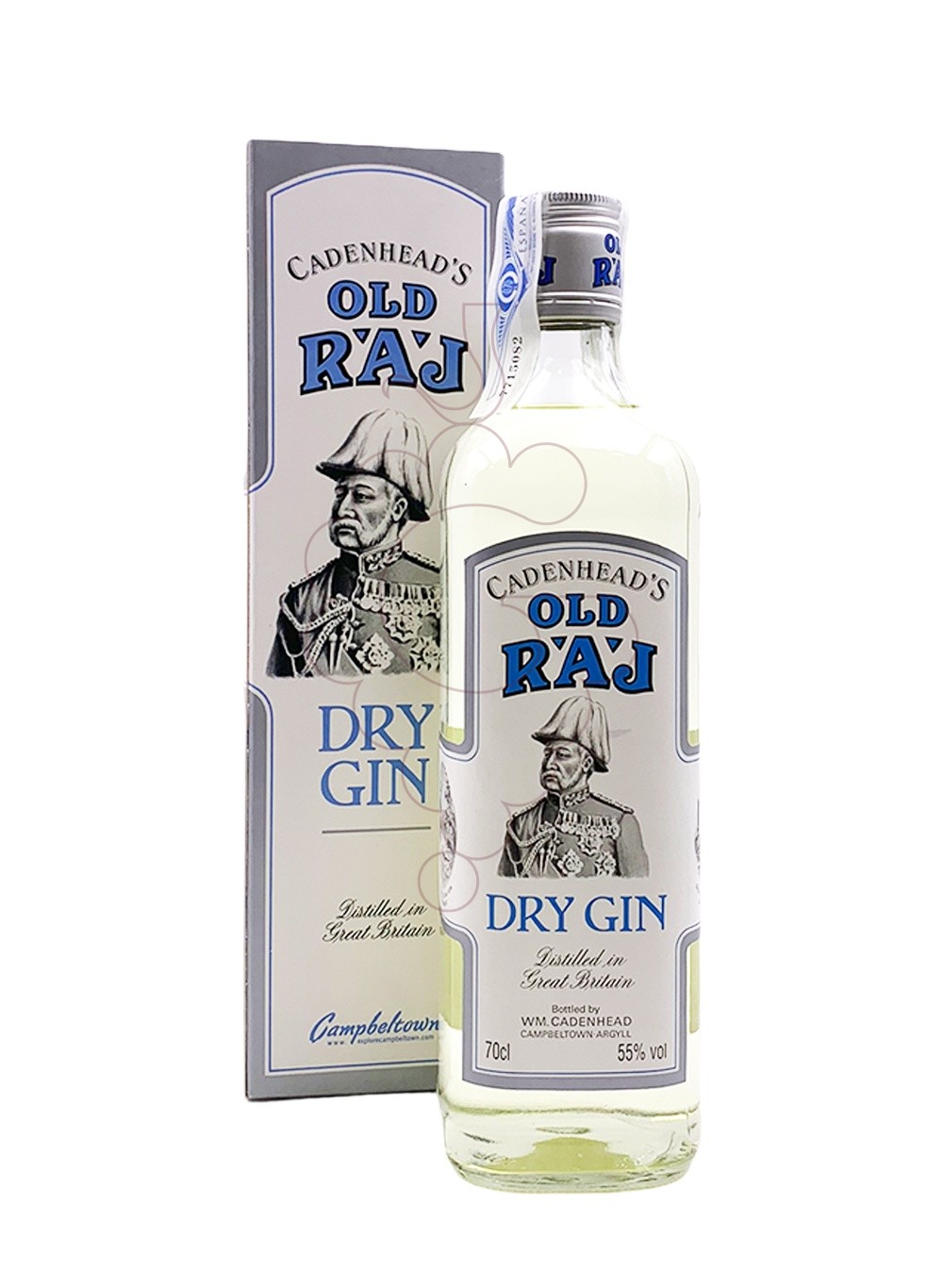 Foto Ginebra Old Raj Blue Label