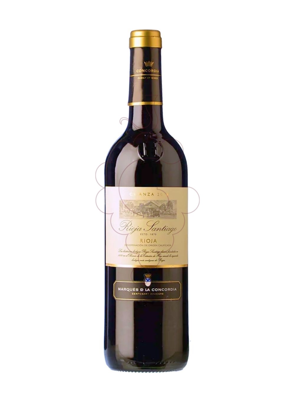 Foto Rioja Santiago Crianza vi negre