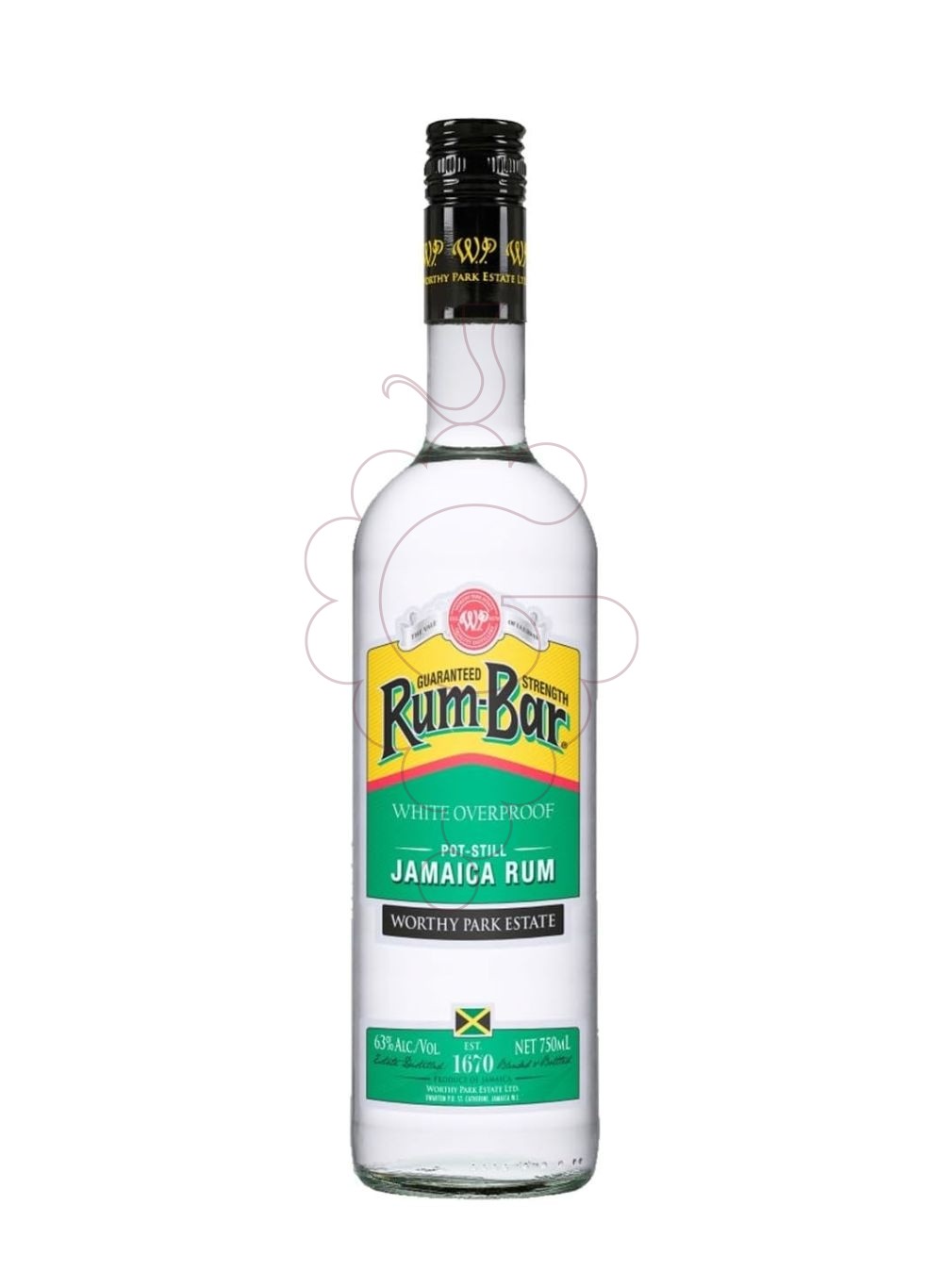 Foto Rom Rum bar white overproof jamaic
