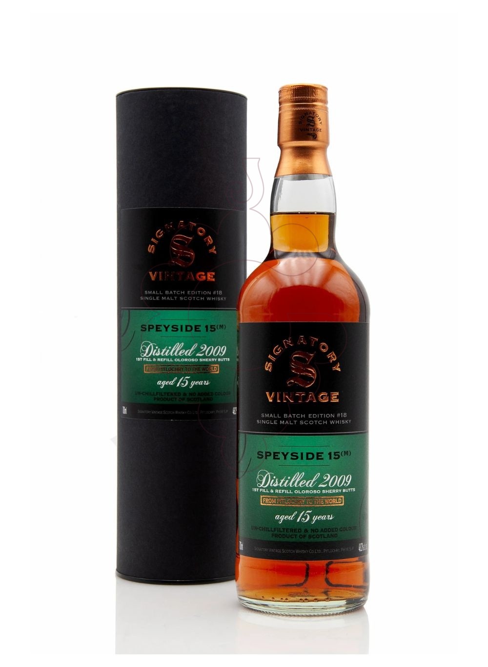 Foto Whisky Signatory Speyside 2009 15 Anys