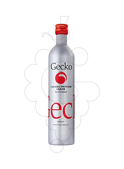 Foto Licor Gecko Caramel Twovodk