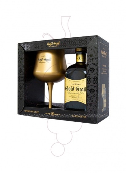 Foto Ginebra Gold grail + copa 50 cl