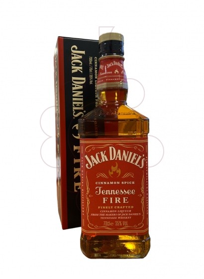 Foto Licor Jack Daniels Fire Estoig Metàl·lic