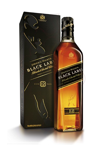Foto Whisky Johnnie Walker Black Label emplenable