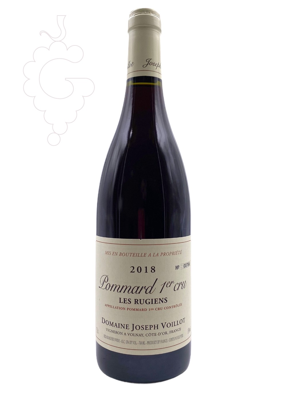 Foto Joseph Voillot Pommard 1er Cru Les Rugiens vi negre