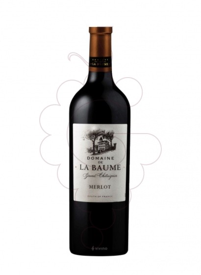 Foto La Baume Chataign Merlot vi negre