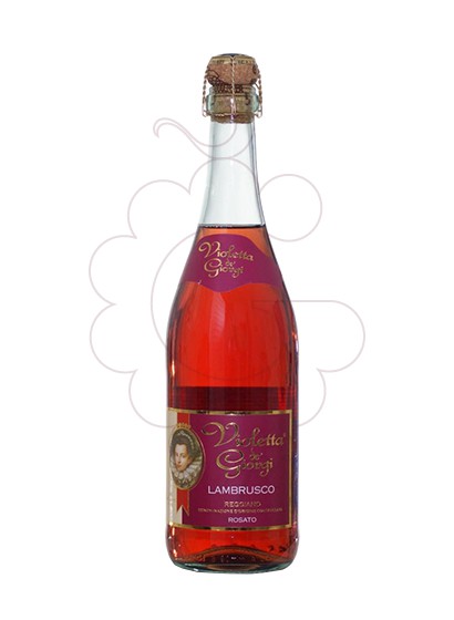 Foto Lambrusco Violetta de Giorgi Rosato Dolce vi escumós