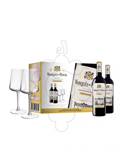 Foto Caixes regal Marqués de Riscal Reserva Pack (2 u + 2 copes)
