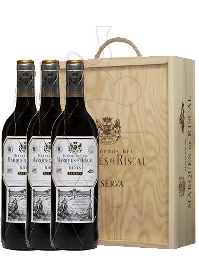 Foto Caixes regal Marques de Riscal Reserva (pack fusta 3 u.)