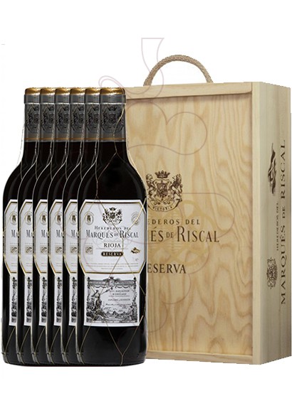 Foto Caixes regal Marques de Riscal Reserva (pack fusta 6 u.)