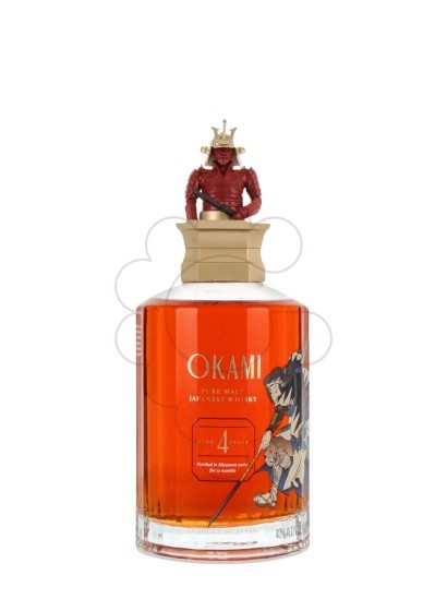 Foto Whisky Okami 4 anys pure malt japones