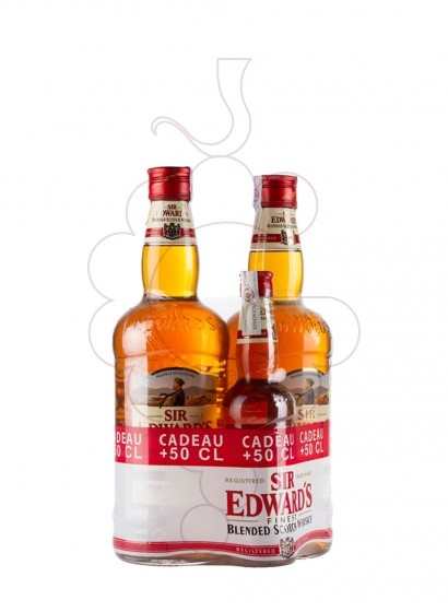 Foto Whisky Pack 2 Sir Edward's 2LT+1 Sir Edward's 50cl