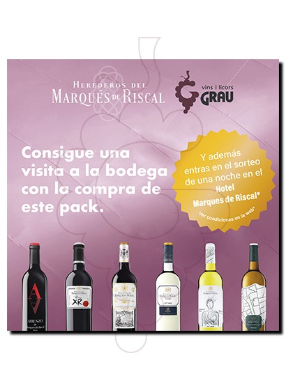 Foto Caixes regal Pack Visita Celler Marqués de Riscal