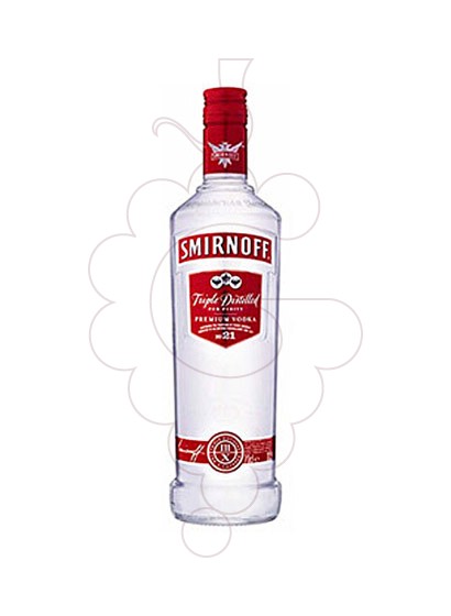 Foto Vodka Smirnoff Etiqueta Vermella emplenable