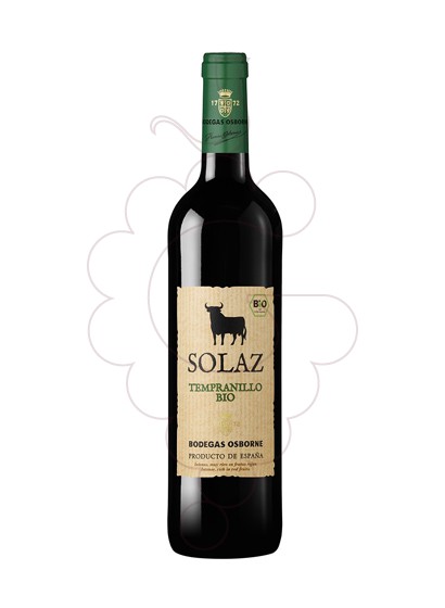 Foto Solaz Tempranillo Bio vi negre